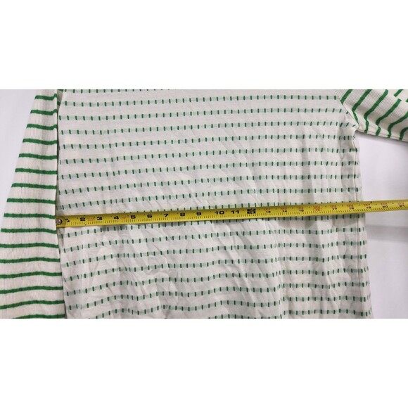 Staccato Women's Large Green Stefan Long Sleeve Knit Top Shirt NWOT Geometric - Picture 8 of 9